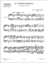 Concerto N° 1, opus 10 - VIEUXTEMPS - Partition - Violon
